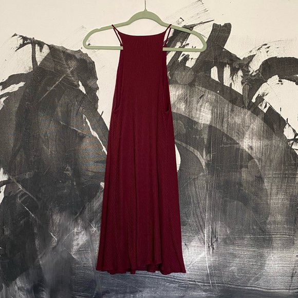 Silence + Noise | Urban Outfitters | Trapeze Dress | Red | Small - Picture 2 of 8